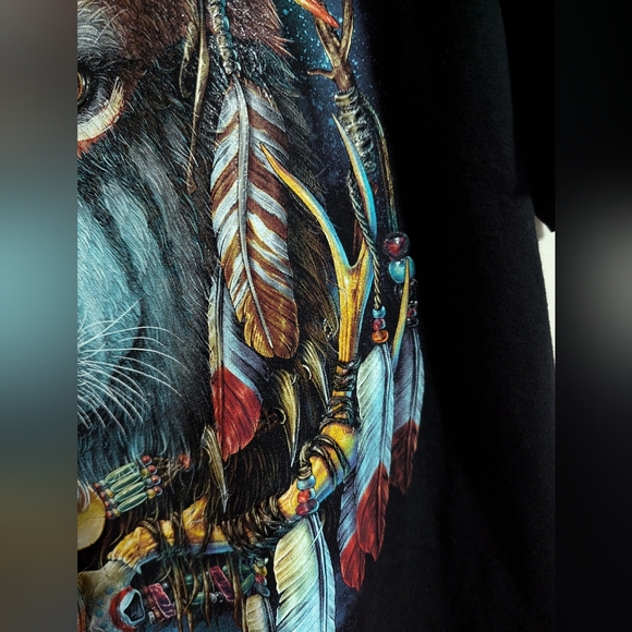 JAY'S Rock 3D Studded Glow in the Dark Print Motif Double Side Tee Shirt. Large - Picture 5 of 13